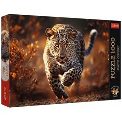 Trefl Puzzle 1000 elementów Premium Dziki Leopard