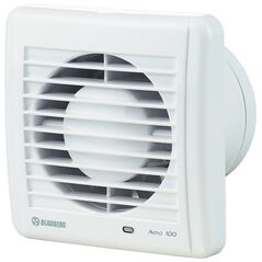BLAUBERG Fan, household BLAUBERG AERO100H, d100 With humidity meter, timer, non-return valve