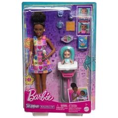 Barbie Skipper zestaw opiekunka HTK34