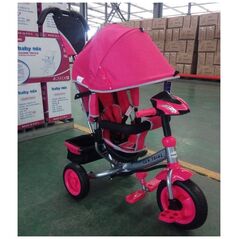BM ROWEREK TRÓJKOŁOWY Z LED ŚWIATŁAMI LUX TRIKE RÓŻOWY 5902216920279