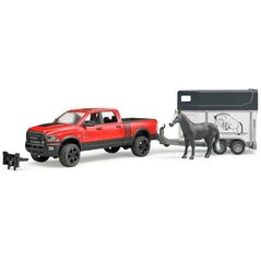 Bruder Auto RAM 2500 Power Wagon z przyczepą dla konia (02501)