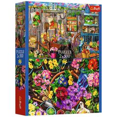 PUZZLE 2x500 Prace w ogrodzie 37529