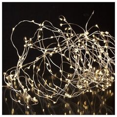 Sirius Home 30726, Silver, Transparent, 200 lamp(s), Non-changeable bulb(s), 6 W, Warm white, 150 cm