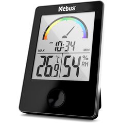 Mebus Mebus 40929 Thermo-Hygrometer μαύρο 13334915 4007218409294