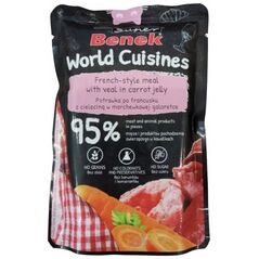SUPER BENEK  SASZ.KOT 100g  WORLD         CUISINES CIELĘCINA W MARCHEWKOWEJ GALARETCE