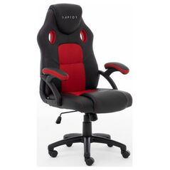 Raptor Gaming Raptor Gaming Stuhl GS-40 PU + Fabric            schwarz/rot