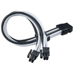 Καλώδιο SilverStone SilverStone EPS 8-Pin zu EPS/ATX 4+4-Pin, 300mm - μαύρο/weiß 13333425 4710679814056