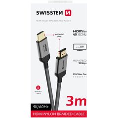 Swissten Kabel HDMI - HDMI 4k 60hz 3.0m 75501102