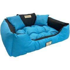 AIO FACTORY Legowisko personalizowane KINGDOG 100x75 niebieskie