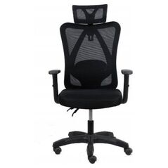 Krzesło biurowe Gembird GEMBIRD BIUROWY FOTEL ERGONOMICZNY ONYX CZARNY