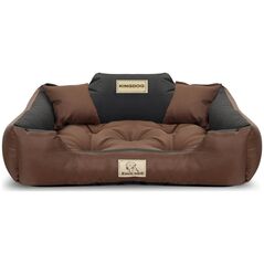 AIO Europe Legowisko dla psa 130x105 Brązowe KingDog