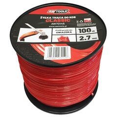 AWTools Żyłka tnąca CLASSIC 2,4x100m GWIAZDKA (AW70144)