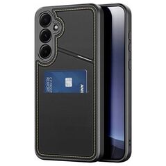 Etui Dux Ducis Rafi II na Samsung Galaxy S25 z podstawką i portfelem - czarne