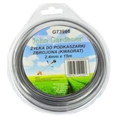 Geko Żyłka do podkaszarki zbrojona kwadratowa 2,4mm x 15m (G73966)