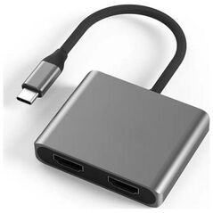 USB Extra Digital Adapteris USB Type-C - Προσαρμογέας 2x HDMI 4K 13223928 9990000913831