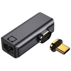 Προσαρμογέας USB Extra Digital Magnetinis USB Type-C - RJ-45, 100/1000Mb 13223933 9990000914296
