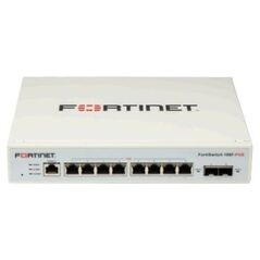 Switch Fortinet FORTINET FS-108F L2 Switch - 8 x GE RJ45 jungtys 2 x GE SFP Fanless 12V/3A power adapter of input voltage 100