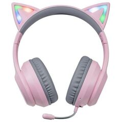 Foxxray Foxxray FXR-HAB-10 PK DazzleCat Ακουστικά παιχνιδιών χαμηλής καθυστέρησης ασύρματα γκρι/ροζ 13263519 4713106807867