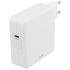 Τροφοδοτικό laptop Deltaco DELTACO 87W USB-C maitinimo šaltinis, greitas įkrovimas, USB-C PD, baltas / USBC-AC117 13358320 7333048036452