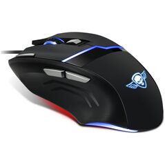 Spirit of gamer Mouse Spirit Of Gamer Elite Series Optinė pelė Žaidimams ELITE M10 + kilimėlis Juoda 13412470 3700104435476