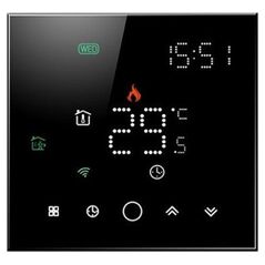 Hismart TUYA Programuojamas Θερμοστάτες WiFi, juodas 13422609 9990001082062