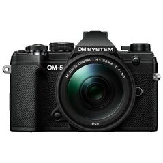Aparat Olympus OM-5 czarny + M.Zuiko Digital ED 14-150mm f/4-5.6 II (V210021BE000)