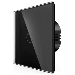 Hurtel Spring Vienpolis sensorinis jungiklis, nuotolinis valdymas (WIFI), Juodas 13783892 713239860375