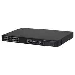 Switch Dahua Technology PoE šakotuvas 1000Mbps 16portų PoE +2G uplink + 2SFP, Hi-PoE 13783916 6923172591159