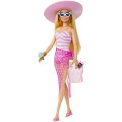 Lalka Barbie Mattel BRB DZIEN NA PLAZY MIX BARBIE/KEN HPL72 WB6
