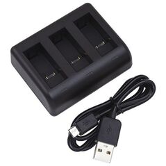 Extra Digital Kroviklis GoPro AHDBT901 Φορτιστής Κάμερας, Τριπλός 14070891 9990000980369