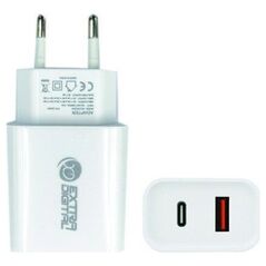 Extra Digital Kroviklis EXTRA DIGITAL USB 3.0+ Type C Τροφοδοτικό laptop: 220V, 20W, QC3.0+ PD 14071325 9990000230204