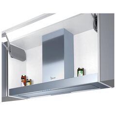 Franke hood Ner.plieno spalvos T formos and spintelę montuojamas gartraukis Baraldi Integra Inside 56cm 380m3/h 14080486 8054382481980