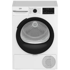 BEKO Dryer BM3T49230W A++, 9kg, Gylis 52.1 cm, Heat Pump