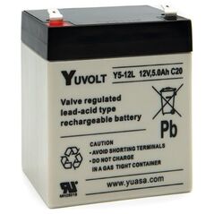 Akumuliatorius (AGM) YUASA Yuvolt 5Ah 12V F2 VRLA (pakuoteje 10 )