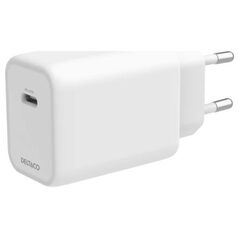 USB-C GaN įkroviklis DELTACO, 67 W, GaN, 1x USB-C, PPS, baltas / USBC-GAN05 / 1902901