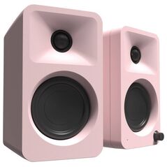 KANTO AUDIO 100W POWERED REFERENCE DESKTOP SPEAKERS WITH BLUETOOTH - PINK, PAIR (INCLUDES TYPE C POWER CORD)