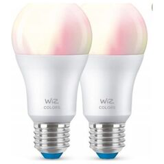 WiZ 60W E27 Standardform Tunable Baltas & Color Doppelpack