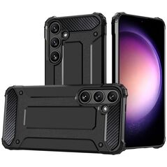Hybrid Armor etui na Samsung Galaxy S25 pancerny hybrydowy pokrowiec - czarne