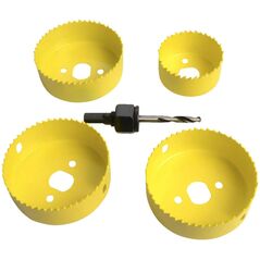 Usorteret Hulsavssæt Ø55-76 mm - 4 størrelser 13940459 5708614451861