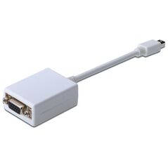 Adapter AV Digitus DisplayPort Mini - D-Sub (VGA) biały (AK-340412-001-W)
