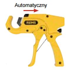 Rems Nożyce do cięcia rur tworzywowych ROS P35A z automatycznym powrotem 35mm - 291220