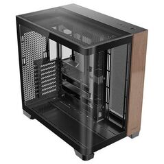 Antec C8 Curve Wood, Full Tower, PC, Black, Transparent, Wood, ATX, ITX, Glass, Plastic, Steel, Wood, 17.5 cm