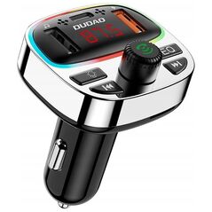 Transmiter Dudao R2PRO+ z portami ładowania PD25W Bluetooth 5.3 RGB - czarno-srebrny