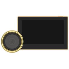Ezviz Wireless Peephole Door Viewer HP2 Gold (EZVHP2GOLD) έως 12 άτοκες Δόσεις