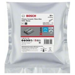 Bosch BOSCH FIBRA KRĄŻEK X-LOCK METAL 125 gr. 36 R781 /25szt. B2608621794