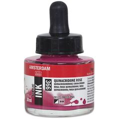 Artequipment Amsterdam Acrylic Ink Bottle Quinacridone Rose 366 13801137 8712079389598