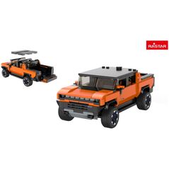 Rastar RASTAR 1:30 assemble μοντέλο αυτοκινήτου Hummer EV, ποικιλία, πορτοκαλί/κίτρινο, 454 εξαρτήματα, 93700 13954650 6930751322899