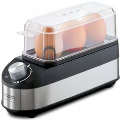 Jajowar Caso Caso | Egg Cooker | E3 | Juodas/Stainless Steel | 210 W