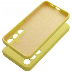 Futerał SILICONE 2mm do SAMSUNG A26 5G żółty