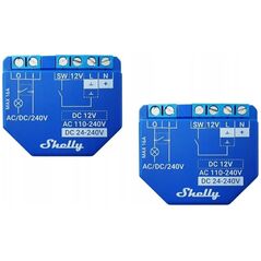 ML Zestaw 2 przekaźników bezpotencjałowych Shelly Plus 1 WiFi/Bluetooth